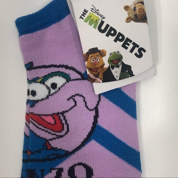 THE MUPPETS “Gonzo” Footie Socks Sz. 5-10 NEW - Picture 2 of 7